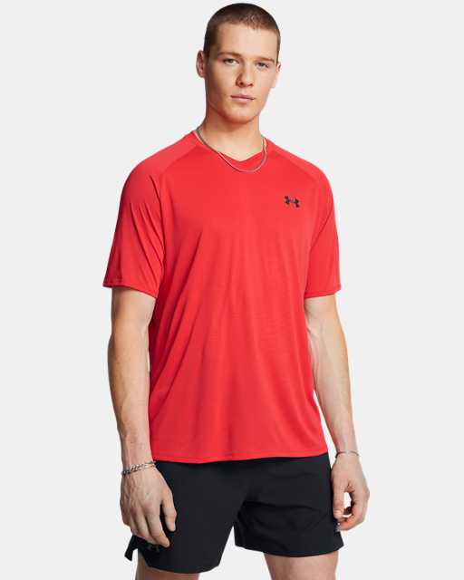 UA Tech™ – T-shirt à encolure en V pour hommes UA Tech™ – T-shirt à encolure en V pour hommes
